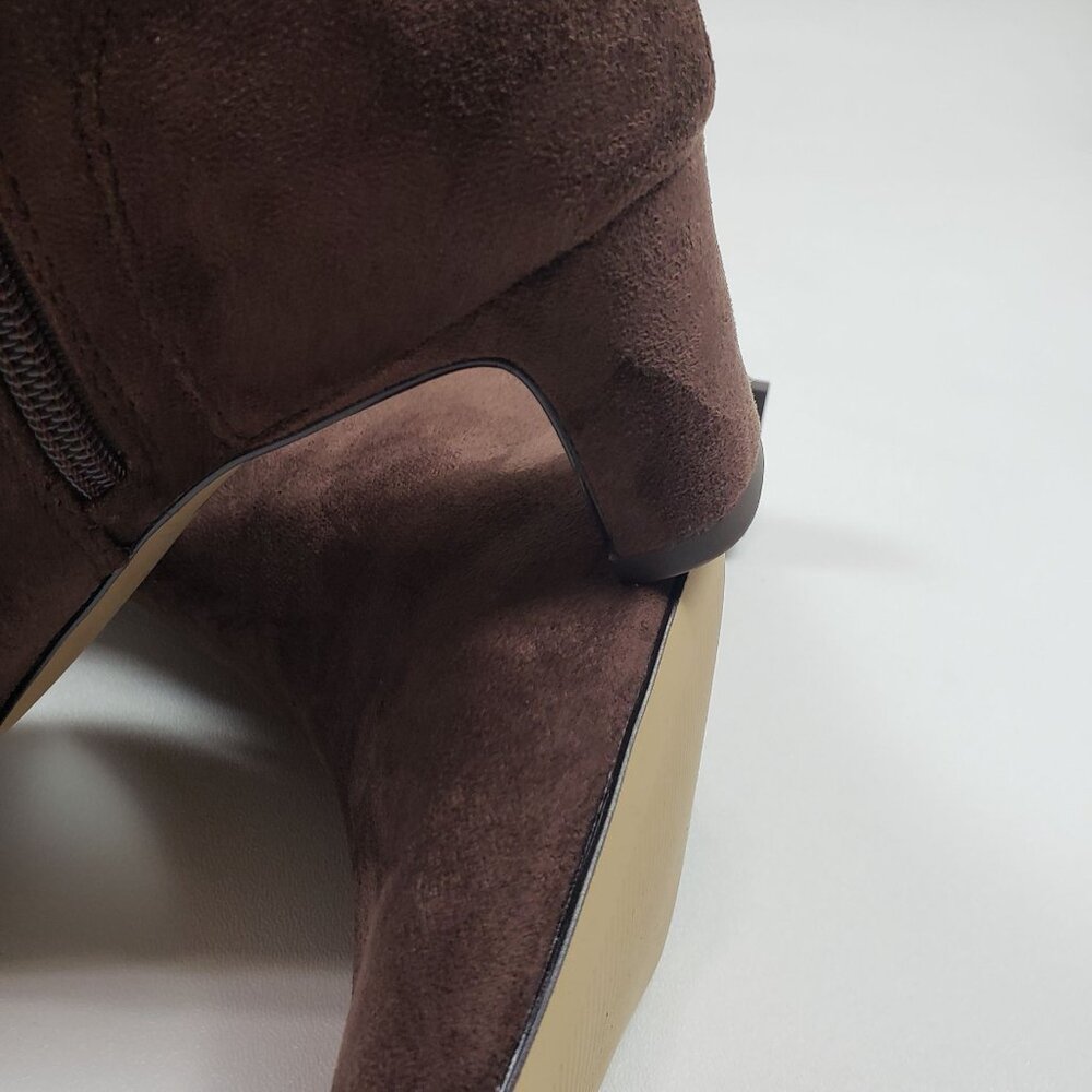 J.Crew Factory Sueded Snip-Toe Tall Boots Women's Size 9M Dark Walnut - Picture 13 of 16